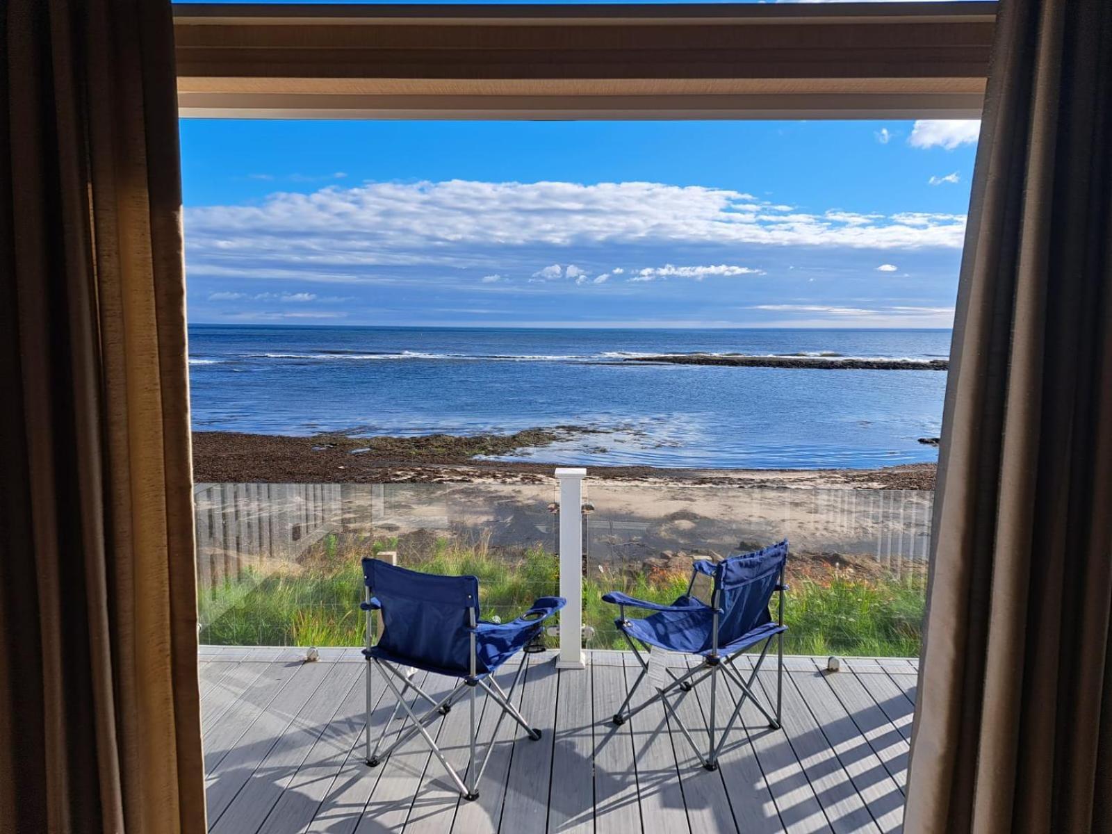 Villa Seaview Retreat Newbiggan By The Sea Woodhorn Exterior foto