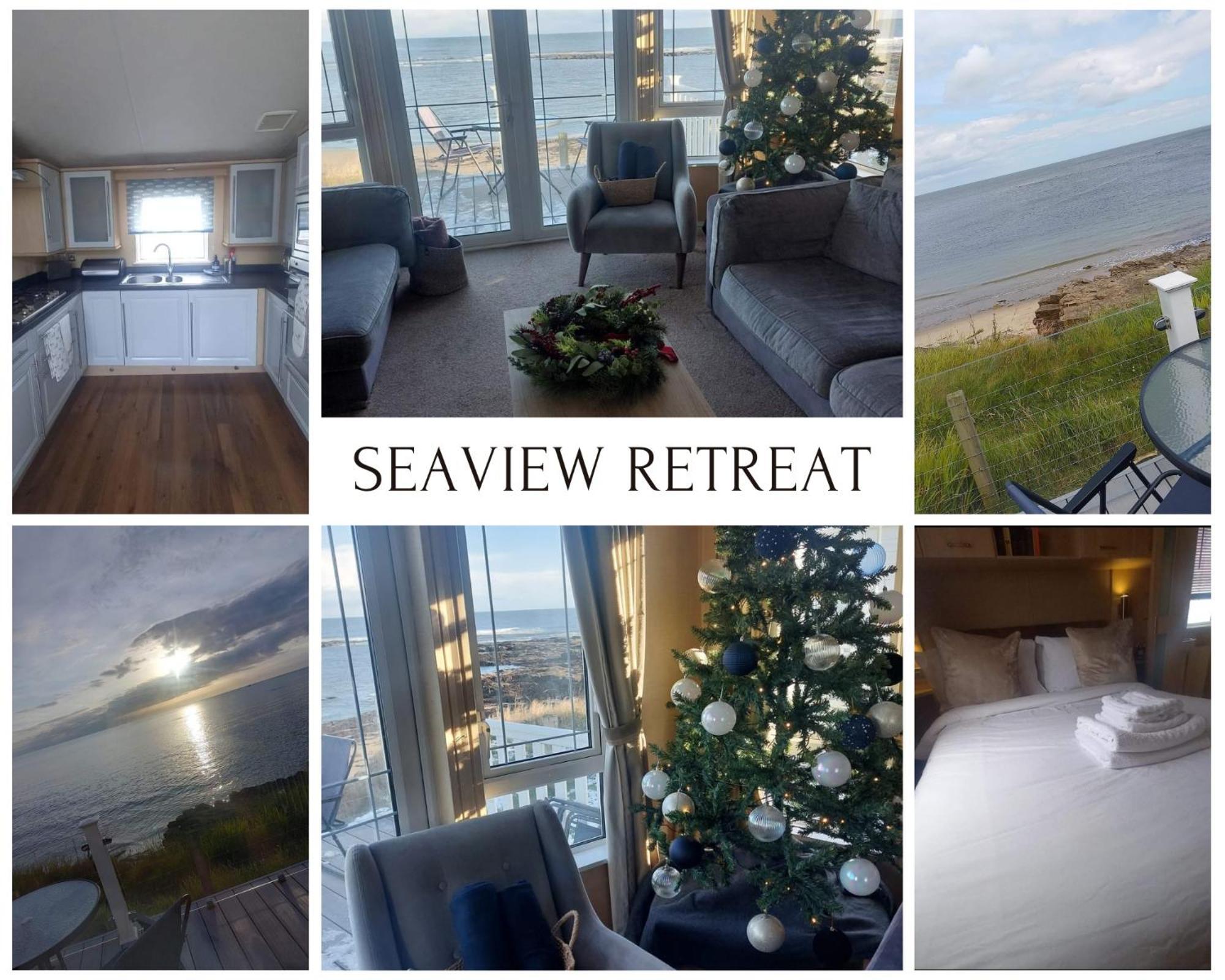 Villa Seaview Retreat Newbiggan By The Sea Woodhorn Exterior foto
